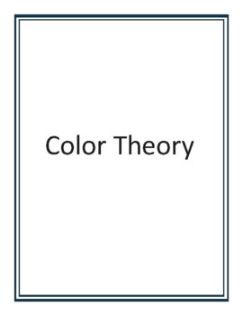 Preview of Foundation Painting Curriculum - Color Theory