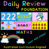 Foundation Pre-Primary Maths Daily Review Powerpoint Warm-