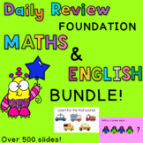 Foundation Pre Primary Maths & English Daily Review Powerp