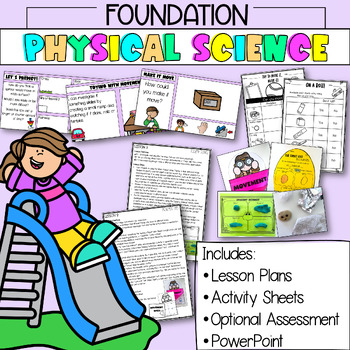 Preview of Foundation & Pre-Primary Physical Science Unit | Australian Curriculum V9 & V8 |