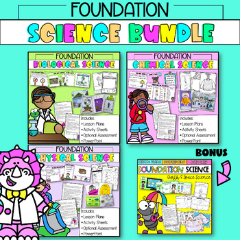 Preview of Foundation & Pre-Primary Science Units | Australian Curriculum Bundle V9 & V8 |