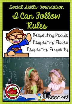 Preview of Foundation Social Skills: I Can Follow Rules