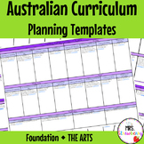 Foundation THE ARTS Australian Curriculum Planning Templat
