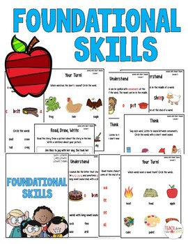 Preview of Foundational Skills Binder