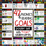 Phonics & Reading Posters with "I can" statements - 47 Poster set