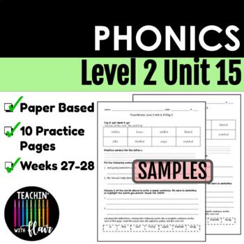 Preview of Phonics Level 2 Unit 15