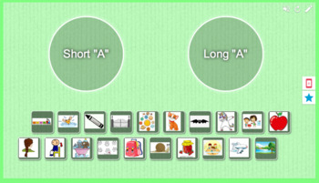 Preview of Foundations Short A vs. Long A Picture Sort
