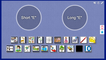 Preview of Foundations Short E vs. Long E Picture Sort