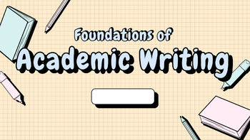 Preview of Foundations of Academic Writing
