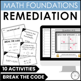Math Remediation Activities High School Algebra Readiness