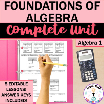 algebra 1 unit 1 lesson 9 homework answer key