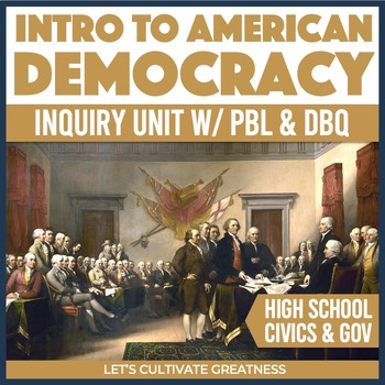 Preview of Foundations of American Democracy Inquiry Unit - Activities Projects & DBQ