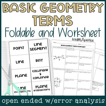 geometry assignment 1.1 undefined terms