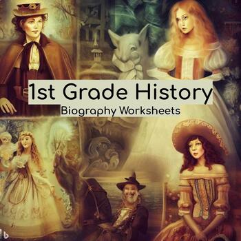 Preview of Foundations of History: 1st Grade Biography Bundle: All 6 HSS Standards + CC