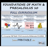 Foundations of Math and Precalculus 10: FULL COURSE!