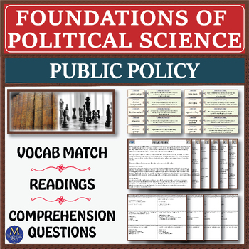 Preview of Foundations of Political Science Series: Public Policy