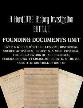 Preview of Founding Documents Bundle: Common Core & Research Based Unit