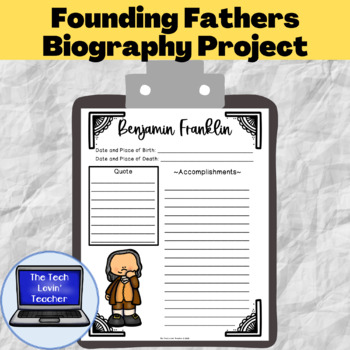 Preview of Founding Fathers Biography Project