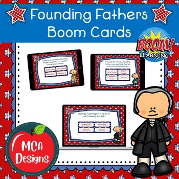 Preview of Founding Fathers Boom Cards