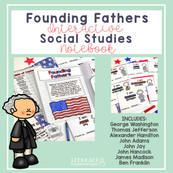 Preview of Founding Fathers Interactive Social Studies Notebook