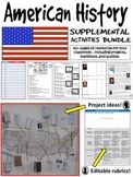 American History - Supplemental Resource BUNDLE (Handouts,
