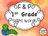 Fountas & Pinnell--1st Grade High Frequency Words (Printab