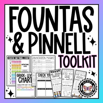 Preview of Fountas & Pinnell TEACHER RESOURCE TOOLKIT | DATA TRACKING