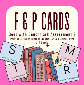 Preview of Fountas & Pinnell F & P Index Cards: Levels M-T