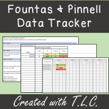 Preview of Fountas and Pinnell Running Record Trackers