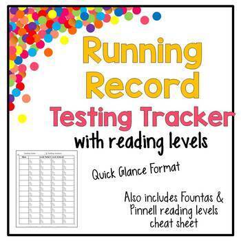 Results for running records cheat sheet | TPT