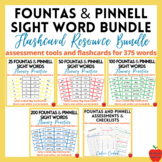 Fountas and Pinnell ( F&P ) Sight Word Resource Bundle | 3