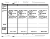 Fountas and Pinnell Guided Reading Lesson Plans Level A-J