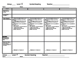 Fountas and Pinnell Guided Reading Lesson Plans Levels E-J