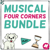 4 Corners Music Theory Classroom Games - BIG Bundle: Rhyth