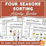 Four (4) Seasons Sort Worksheet Bundle