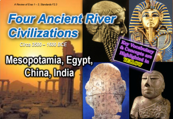 Preview of Intro to Ancient Mesopotamia, Egypt, China, India - 4 COMPLETE LESSONS W/ NOTES