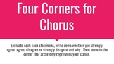Four Corner for Chorus