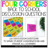 Four Corners Back to School Discussion Questions