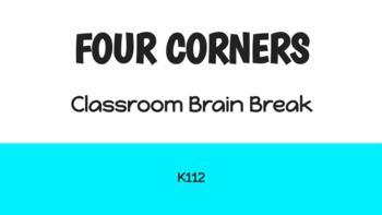 Preview of Four Corners Classroom Brain Break Activity