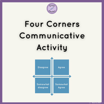Preview of Four Corners Communicative Activity