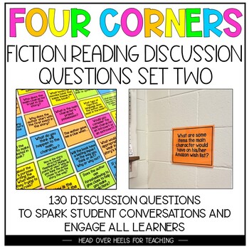 Preview of Four Corners Fiction Reading Discussion Questions Set Two