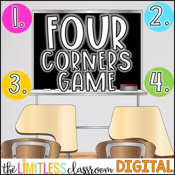 Four Corners Game Digital Distance Learning By The Limitless Classroom