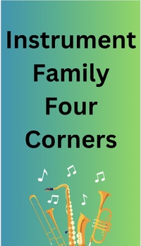 Preview of Four Corners - Instrument Family