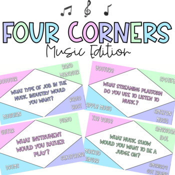 Preview of Four Corners | Music Edition: Icebreaker, Body Break or Timekiller