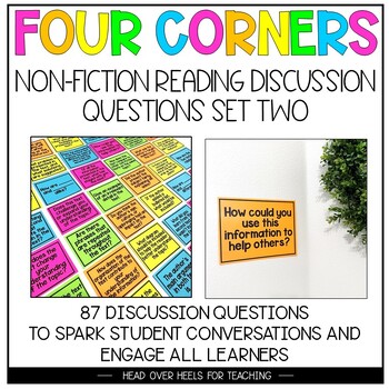 Preview of Four Corners Non-Fiction Reading Discussion Questions Set Two