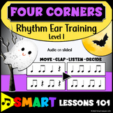 Four Corners RHYTHM EAR TRAINING Game  | Halloween Music G