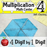Multiplication 4 Digit by 1 Digit Self Checking Math Cente