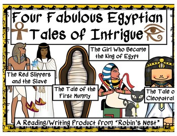 Preview of Four Fabulous Egyptian Myths of Intrigue and Adventure w/Comprehension Questions