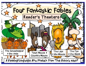 Preview of Four Fantastic Fables!  Reader's Theaters w/Vocabulary and Comprehension Too!