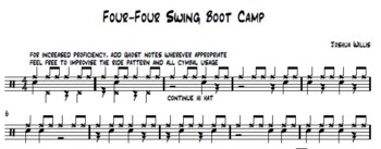 Preview of Four-Four Swing Boot Camp (for drum kit)